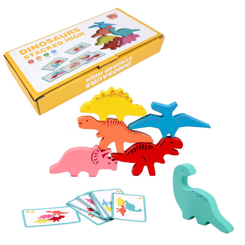 Party Games At Home - Houten balansblokken speelgoed voor kinderen dier