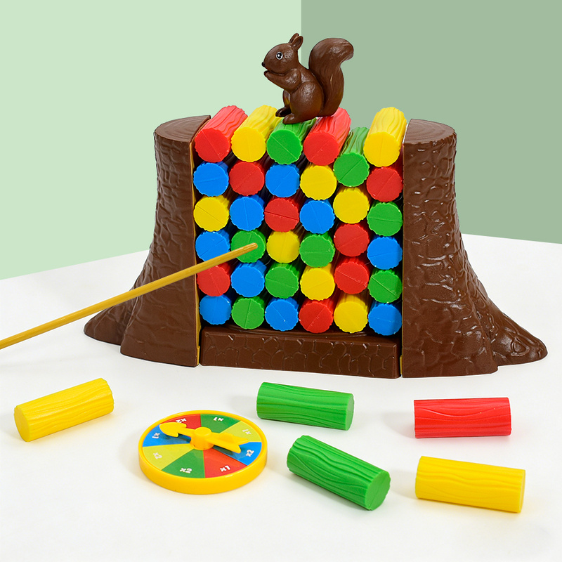 Party Games At Home - Eekhoorn Balansbord Spel, Laat de Eekhoorn