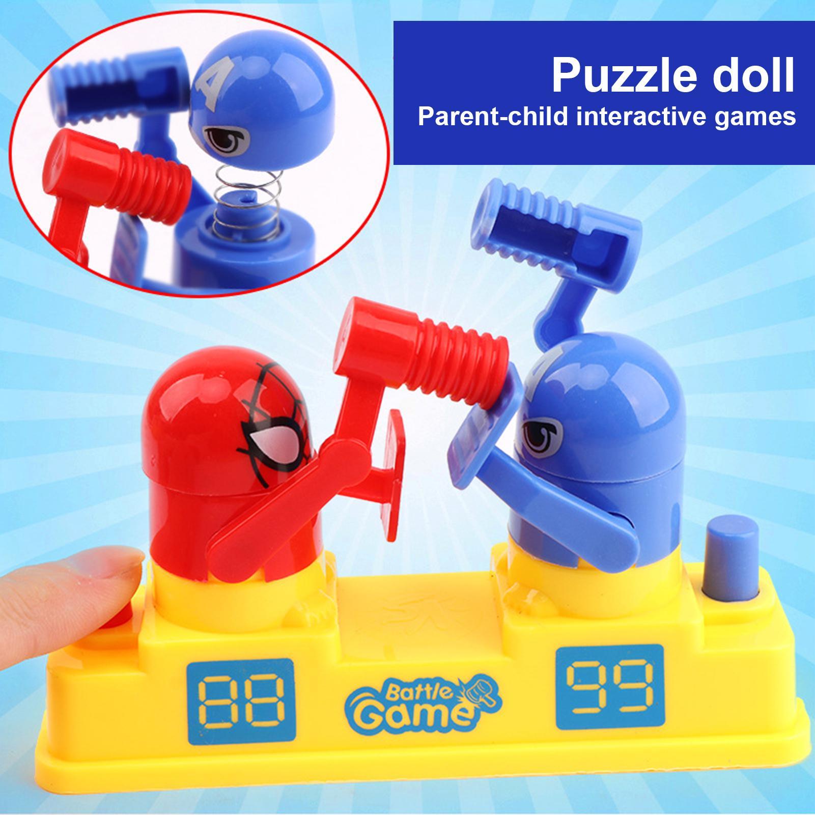 Party Games Kids Indoor - Tafelboksspel Mini Robot Vechtspelletjes Gevecht Robot