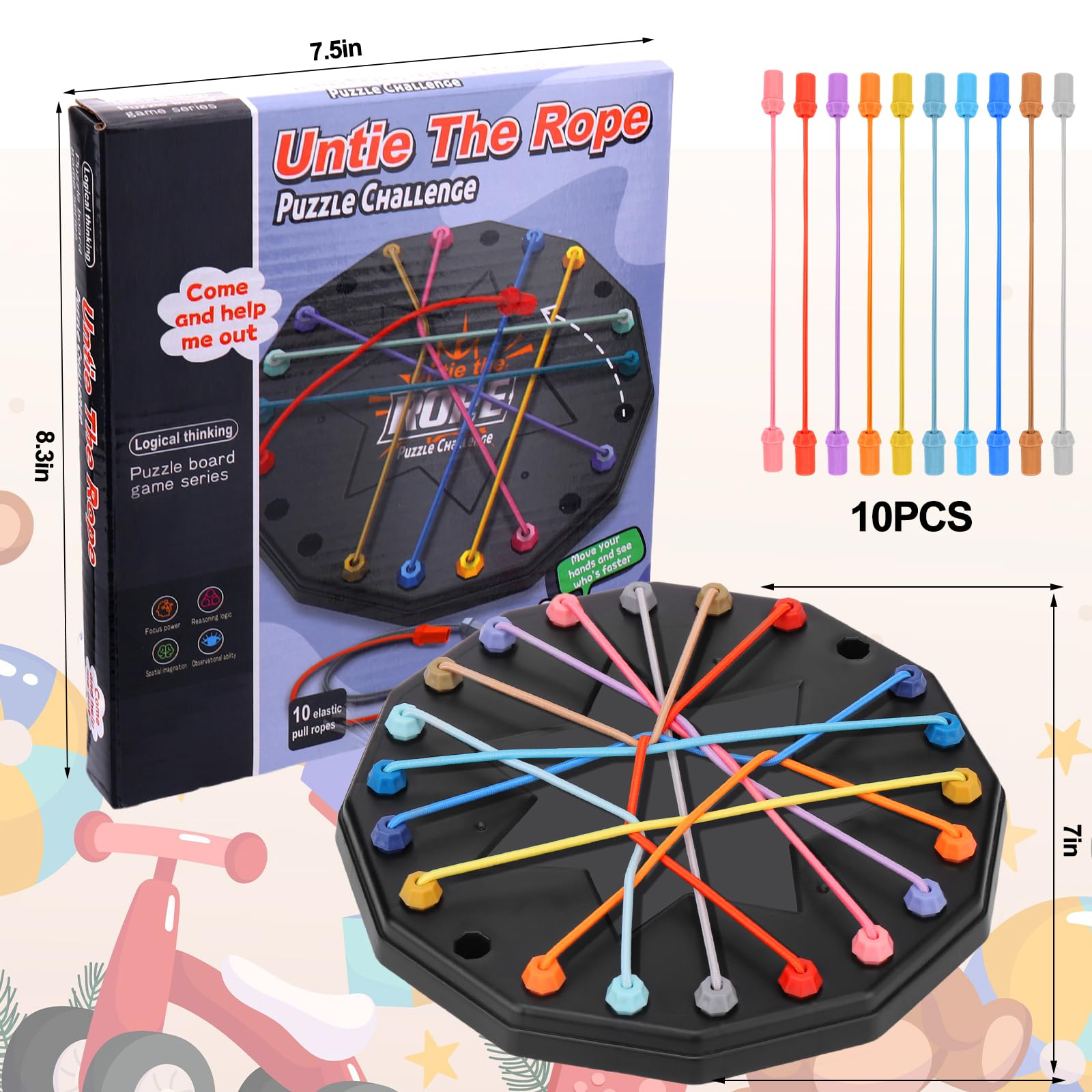 Kinderen lossen het touw los b - Party Games Kids Indoor recensie en prijs