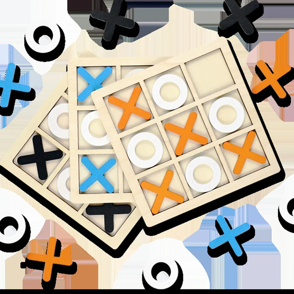 Houten XO Tic Tac Toe Game Min - Party Games At Home recensie en prijs