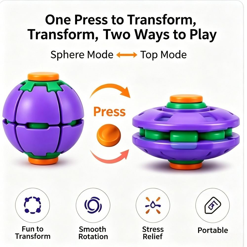 Transformeerbare Fidget Spinne - Party Games Questions recensie en prijs
