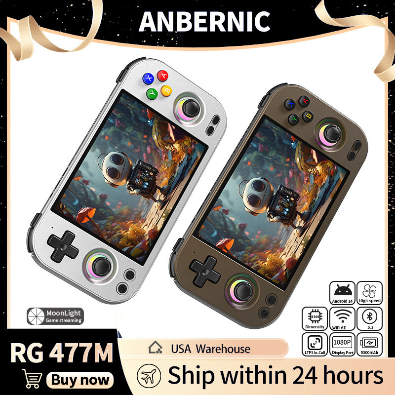 ANBERNIC RG 477M Retro Handhel - Party Games Download recensie en prijs