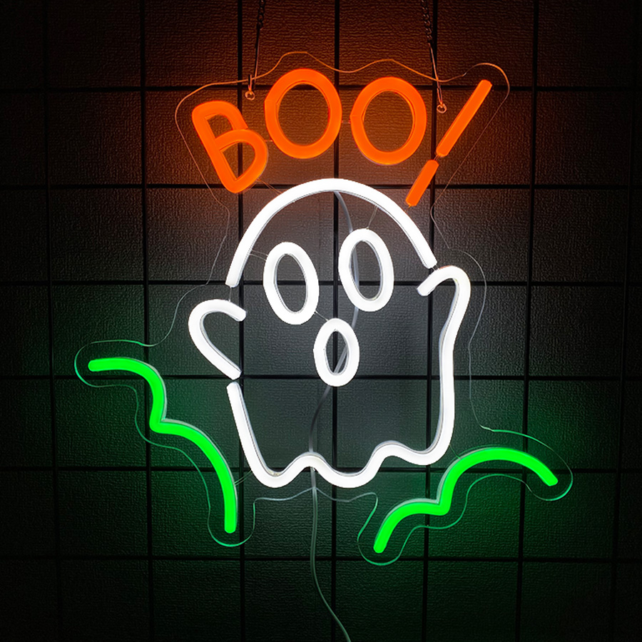 Boo Witch LED-neonreclame, geb - Party Games Best recensie en prijs