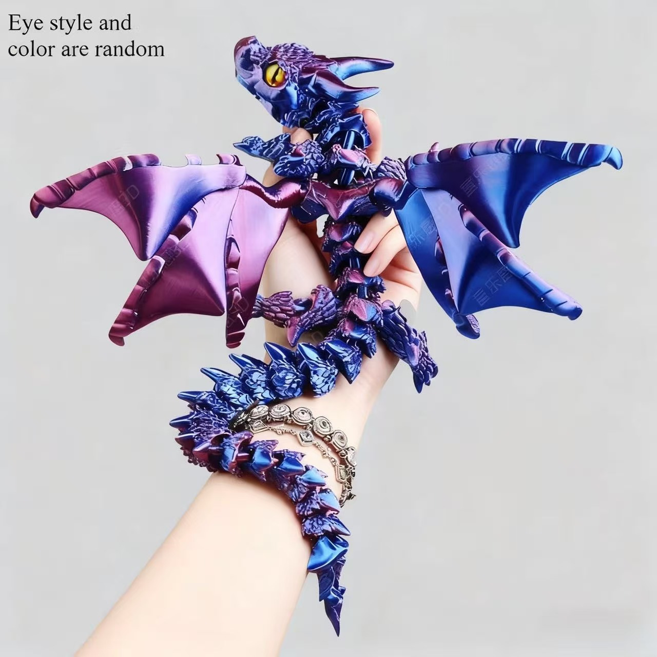 3D-geprinte wyverndraak met vl - Party Games Questions recensie en prijs