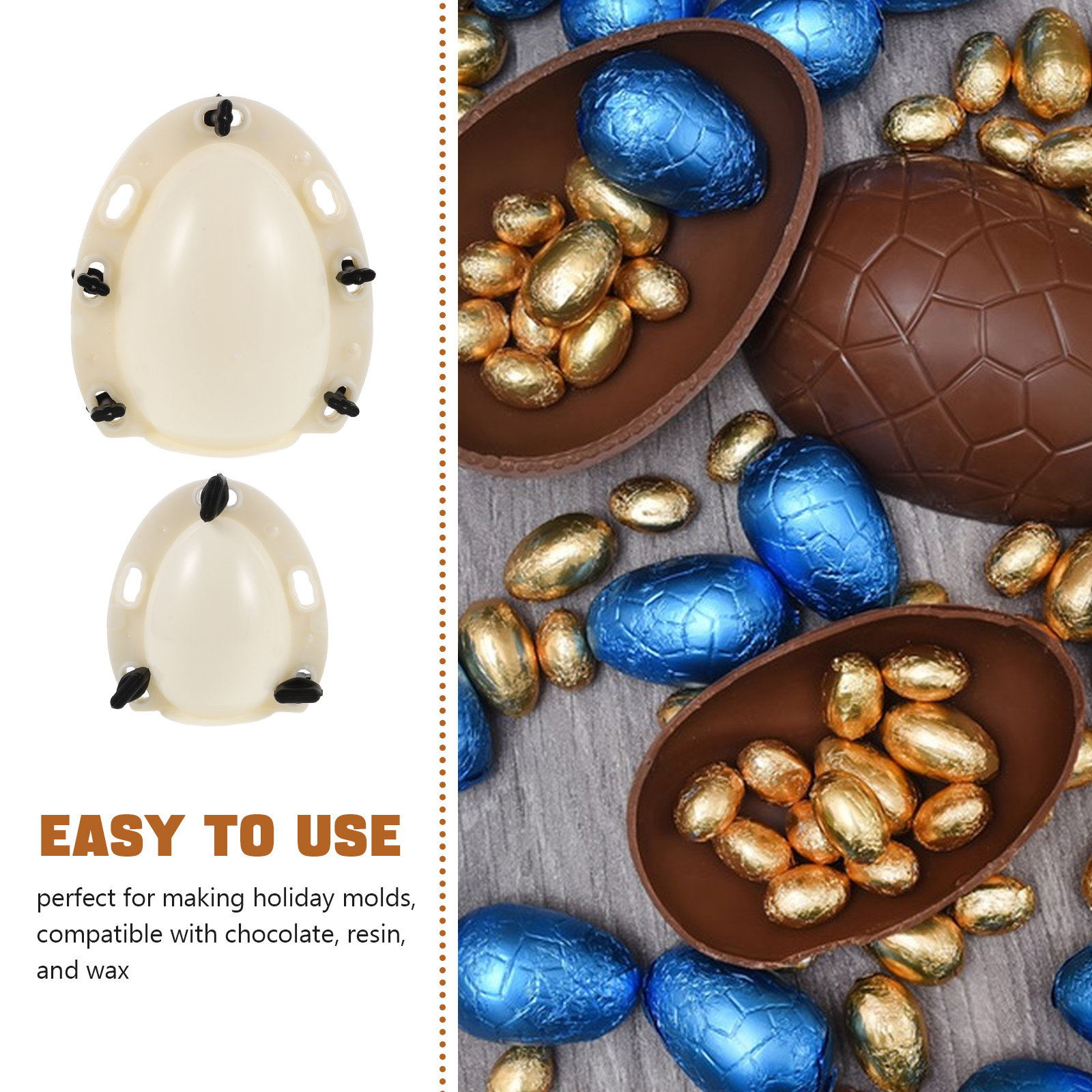 2 stuks eivormige plastic mall - Party Games Easy recensie en prijs