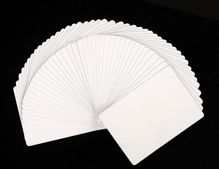 Elastische witte kaart (dubbel - Party Games Easy recensie en prijs